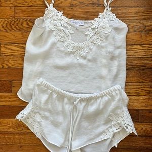 In Bloom by Jonquil Ivory Short Pajama Set